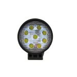 Faretto Led tondo 9 led - 27w - off road - bianco freddo